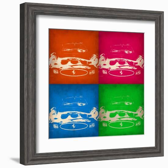 Ferrari Front Pop Art 1-NaxArt-Framed Art Print