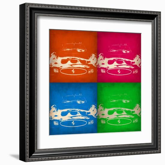 Ferrari Front Pop Art 1-NaxArt-Framed Art Print