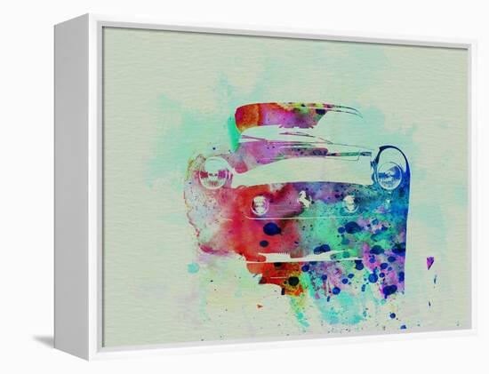 Ferrari Front Watercolor-NaxArt-Framed Stretched Canvas