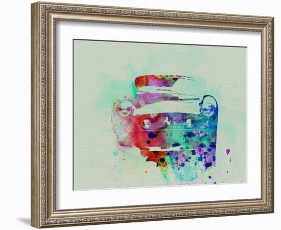 Ferrari Front Watercolor-NaxArt-Framed Art Print