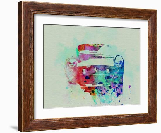 Ferrari Front Watercolor-NaxArt-Framed Art Print