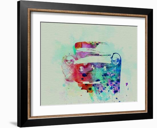 Ferrari Front Watercolor-NaxArt-Framed Art Print