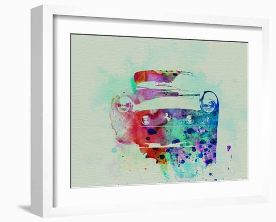 Ferrari Front Watercolor-NaxArt-Framed Art Print