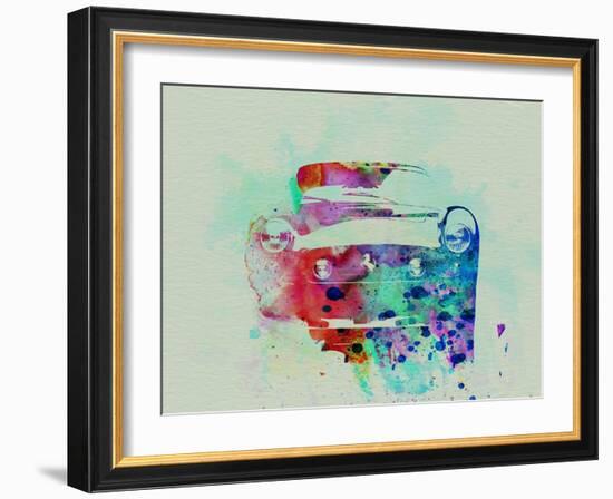 Ferrari Front Watercolor-NaxArt-Framed Art Print