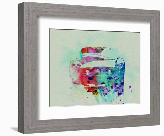 Ferrari Front Watercolor-NaxArt-Framed Art Print