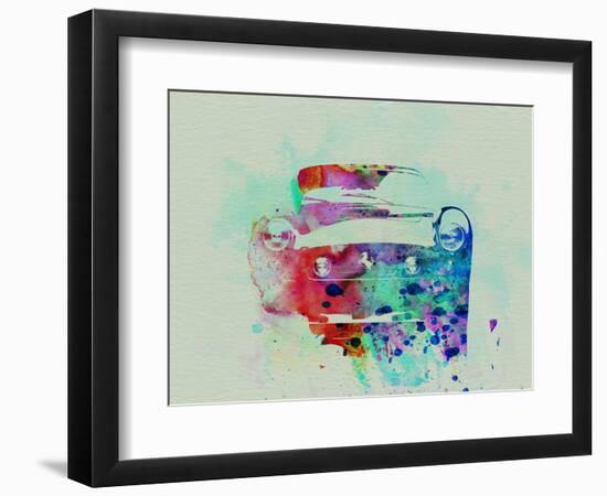 Ferrari Front Watercolor-NaxArt-Framed Art Print