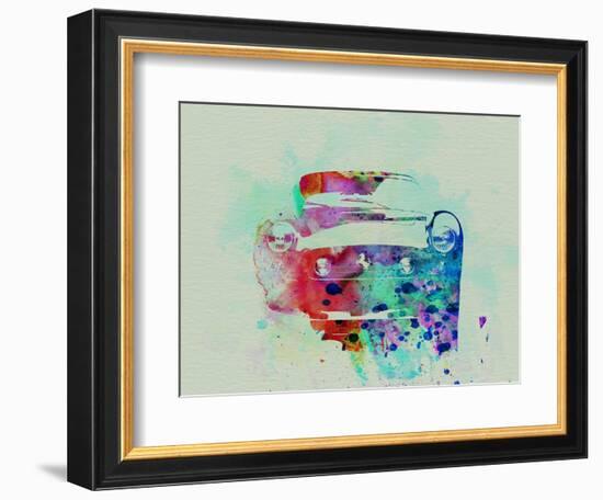 Ferrari Front Watercolor-NaxArt-Framed Art Print