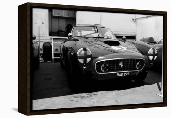 Ferrari in the Pit-NaxArt-Framed Stretched Canvas