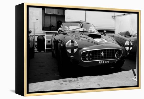 Ferrari in the Pit-NaxArt-Framed Stretched Canvas