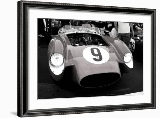 Ferrari Testa Rossa in the pits-NaxArt-Framed Photo