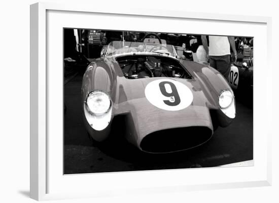 Ferrari Testa Rossa in the pits-NaxArt-Framed Photo