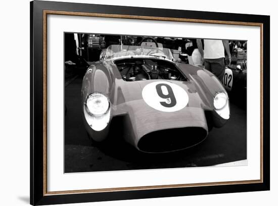 Ferrari Testa Rossa in the pits-NaxArt-Framed Photo