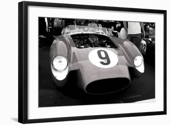 Ferrari Testa Rossa in the pits-NaxArt-Framed Photo