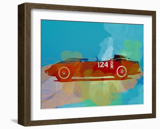 Ferrari Testa Rossa Watercolor 1-NaxArt-Framed Art Print