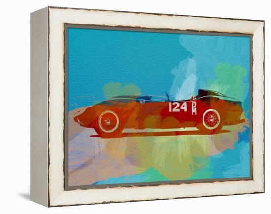 Ferrari Testa Rossa Watercolor 1-NaxArt-Framed Stretched Canvas