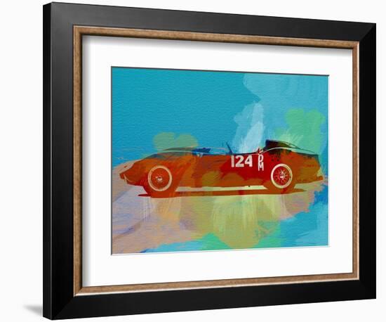 Ferrari Testa Rossa Watercolor 1-NaxArt-Framed Art Print