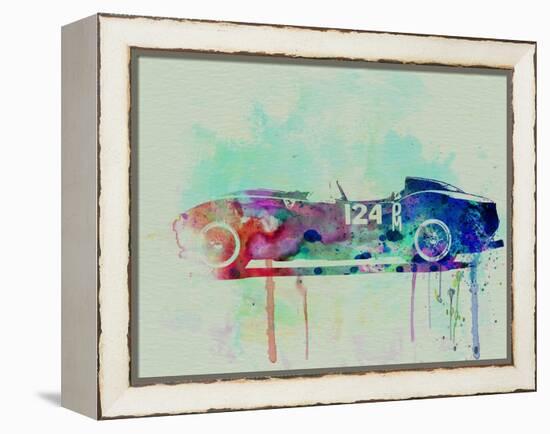 Ferrari Testa Rossa Watercolor 2-NaxArt-Framed Stretched Canvas