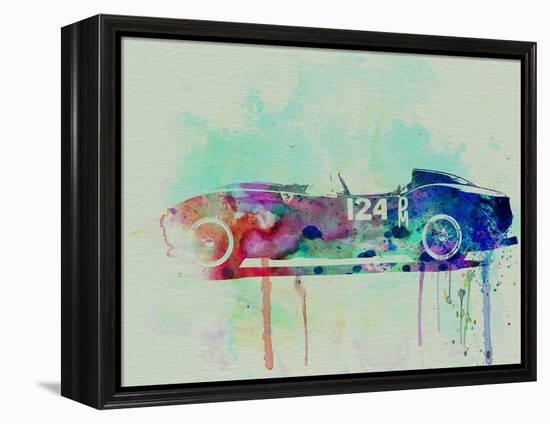 Ferrari Testa Rossa Watercolor 2-NaxArt-Framed Stretched Canvas