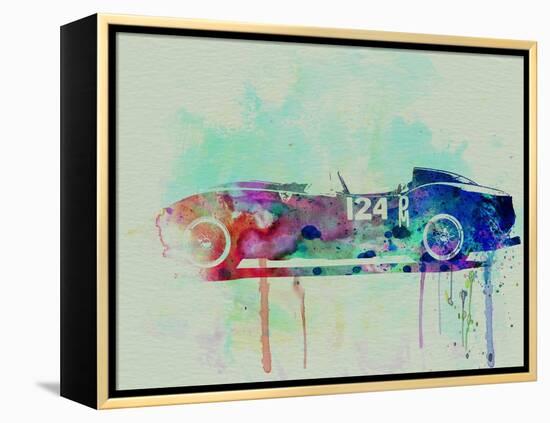 Ferrari Testa Rossa Watercolor 2-NaxArt-Framed Stretched Canvas