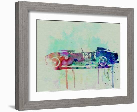 Ferrari Testa Rossa Watercolor 2-NaxArt-Framed Art Print