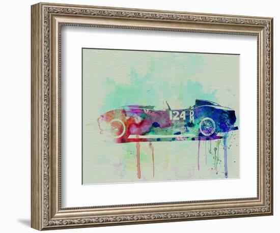 Ferrari Testa Rossa Watercolor 2-NaxArt-Framed Art Print