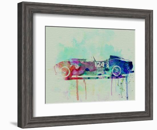 Ferrari Testa Rossa Watercolor 2-NaxArt-Framed Art Print