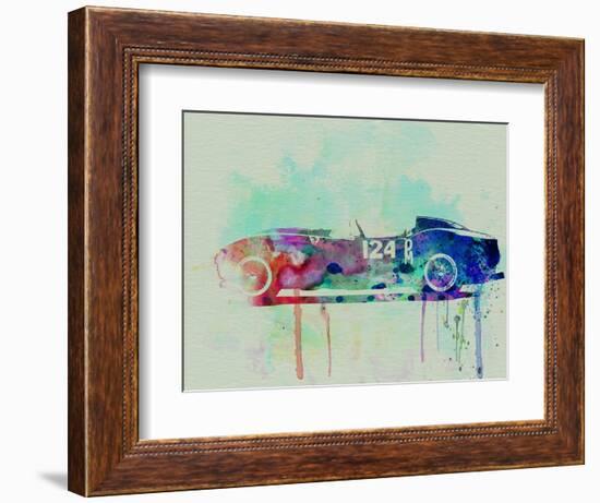 Ferrari Testa Rossa Watercolor 2-NaxArt-Framed Art Print