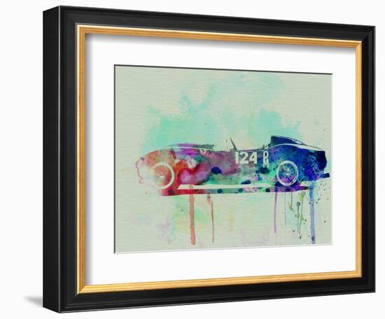 Ferrari Testa Rossa Watercolor 2-NaxArt-Framed Art Print