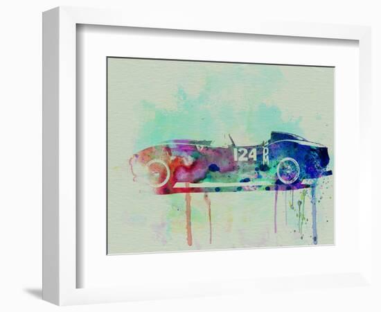 Ferrari Testa Rossa Watercolor 2-NaxArt-Framed Premium Giclee Print