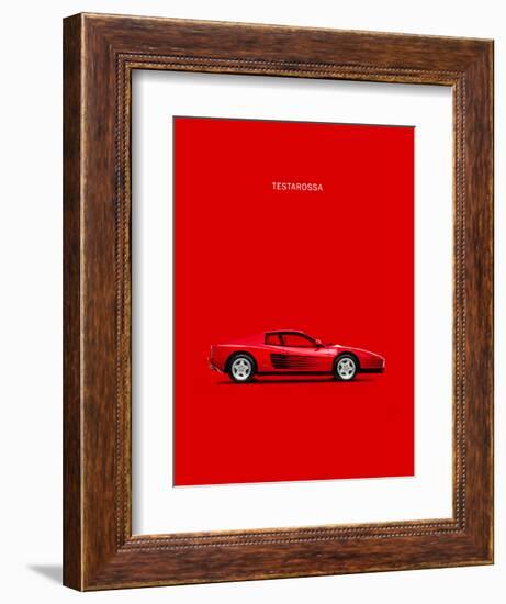 Ferrari Testarossa 84-Mark Rogan-Framed Art Print