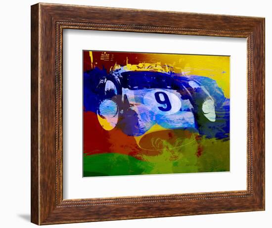 Ferrari Testarossa Watercolor-NaxArt-Framed Art Print