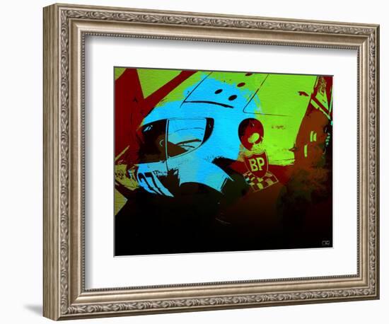 Ferrari Watercolor 2-NaxArt-Framed Art Print