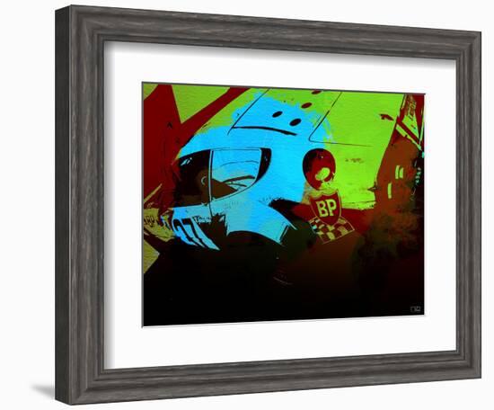 Ferrari Watercolor 2-NaxArt-Framed Art Print