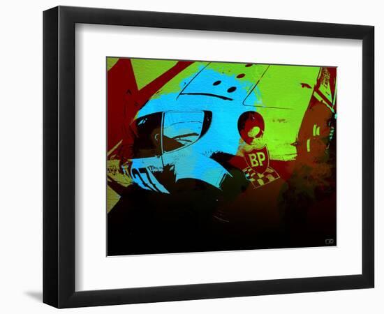 Ferrari Watercolor 2-NaxArt-Framed Art Print