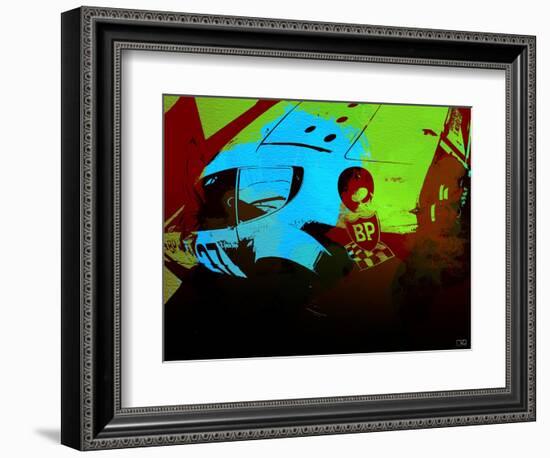 Ferrari Watercolor 2-NaxArt-Framed Art Print