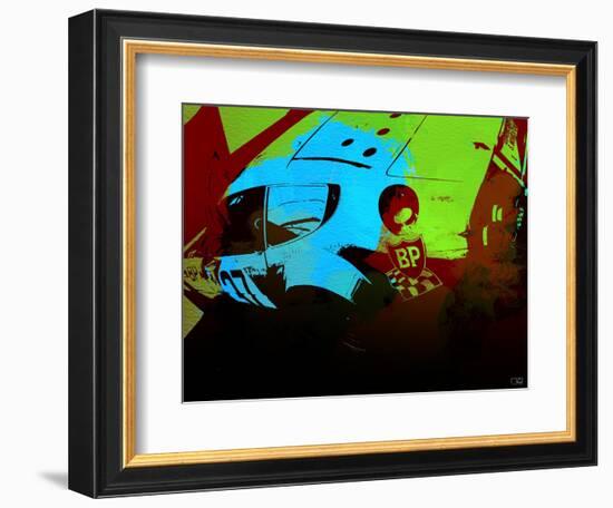 Ferrari Watercolor 2-NaxArt-Framed Art Print