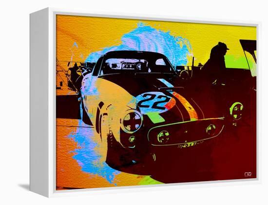 Ferrari Watercolor-NaxArt-Framed Stretched Canvas