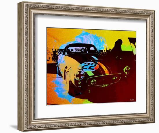 Ferrari Watercolor-NaxArt-Framed Art Print