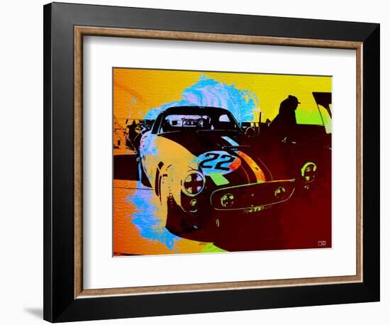 Ferrari Watercolor-NaxArt-Framed Art Print