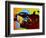 Ferrari Watercolor-NaxArt-Framed Art Print