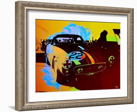 Ferrari Watercolor-NaxArt-Framed Art Print