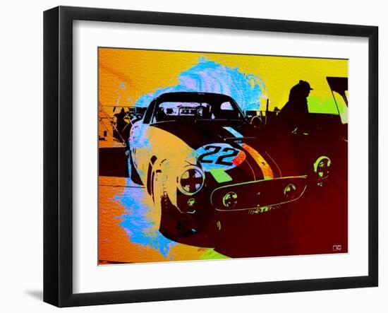 Ferrari Watercolor-NaxArt-Framed Art Print