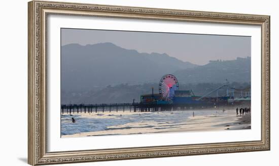 Ferris On Beach-Susan Bryant-Framed Photographic Print