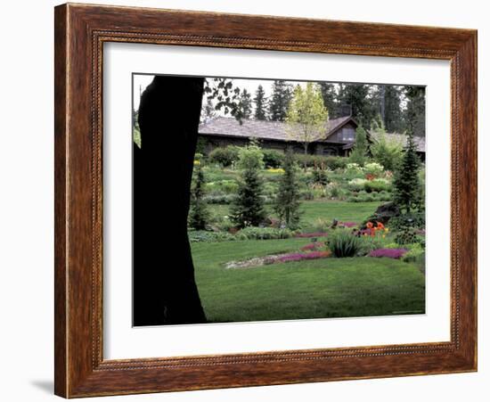 Ferris Perennial Garden, Spokane, Washington, USA-null-Framed Photographic Print