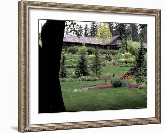 Ferris Perennial Garden, Spokane, Washington, USA-null-Framed Photographic Print