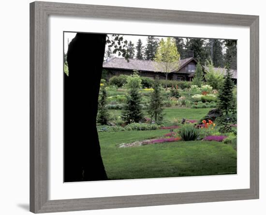 Ferris Perennial Garden, Spokane, Washington, USA-null-Framed Photographic Print