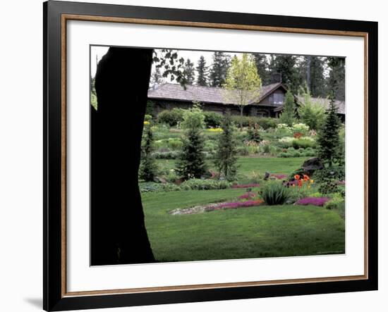 Ferris Perennial Garden, Spokane, Washington, USA-null-Framed Photographic Print