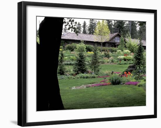 Ferris Perennial Garden, Spokane, Washington, USA-null-Framed Photographic Print