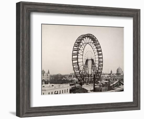 Ferris Wheel, 1893-null-Framed Giclee Print