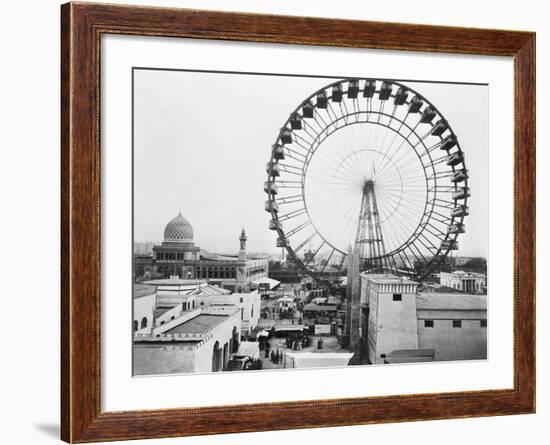 Ferris Wheel at Chicago Exposition-null-Framed Photographic Print